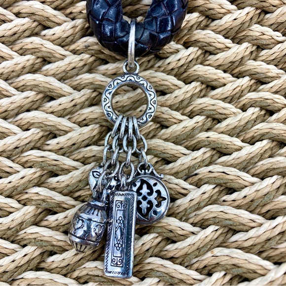 Brighton basket weave hand bag coastal nautical beach style - Picture 3 of 9